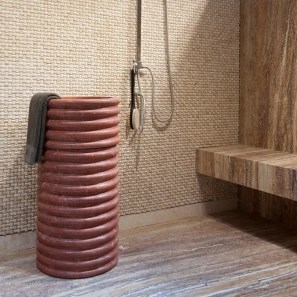 Chiuveta Tao Travertin Opium Red SP-23, 82 x 42 cm