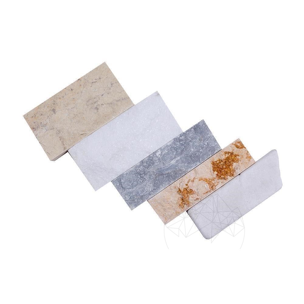 MOSTRA - Marmura Catania Cream Rizata, 10 x 30 x 1.5 cm