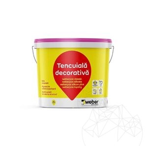 Tencuiala decorativa siliconica - Weber Pas Silicon Plus 25 kg Grupa B