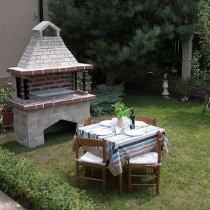 Pachet Gratar Gradina 'Mare' - Placat cu piatra decorativa