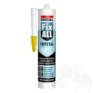 Adeziv ardezie flexibila - Soudal FIX ALL Crystal, 290 ml (Transparent)