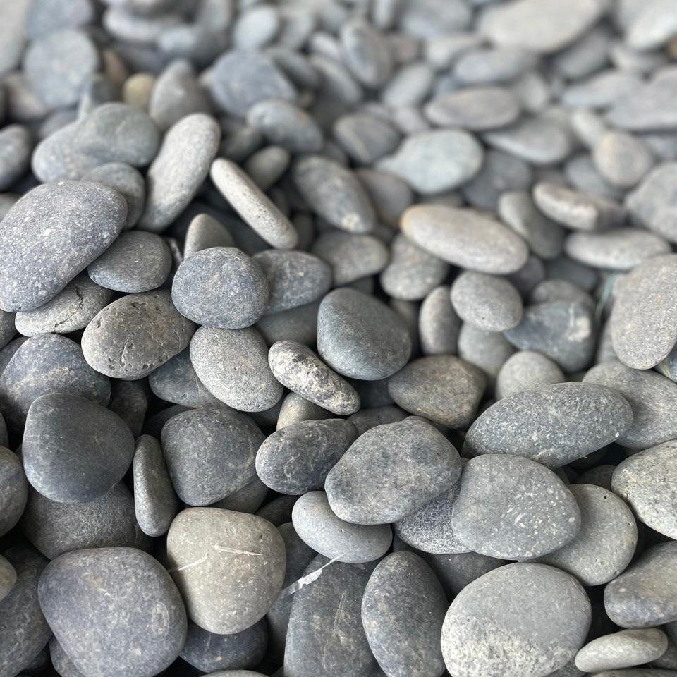 Pebbles Flat Black Sac, 20 kg