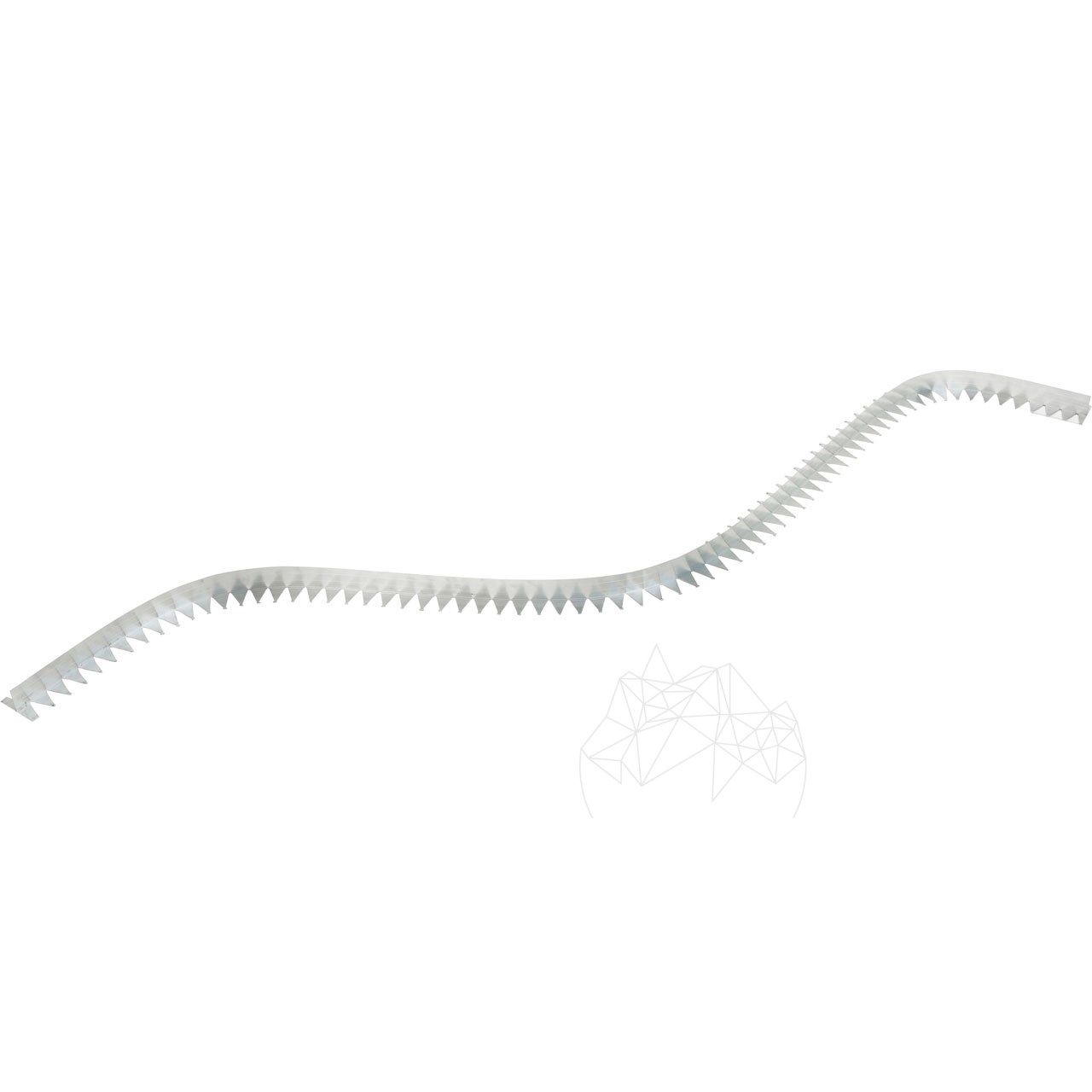BERA - Bordura aluminiu T-Edge Pro, 118 x 9 x 5 cm, set 20 bucati (include 20 conectori)
