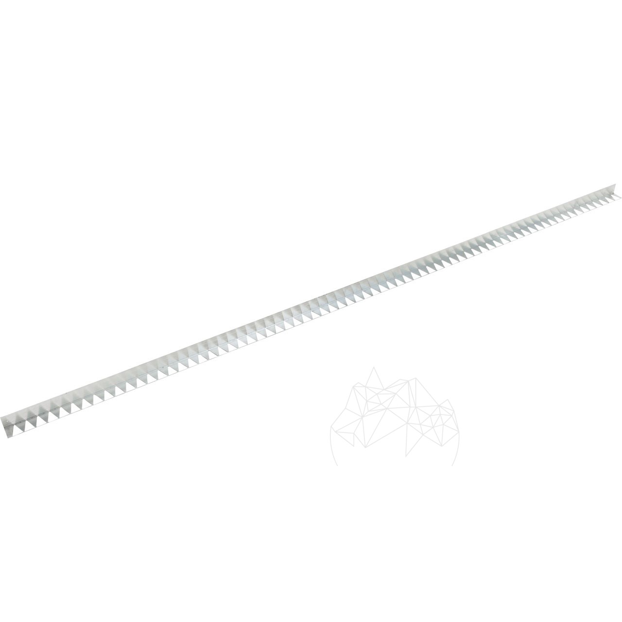 BERA - Bordura aluminiu L-Edge Pro, 118 x 4.5 x 5 cm, set 20 bucati (include 20 conectori)