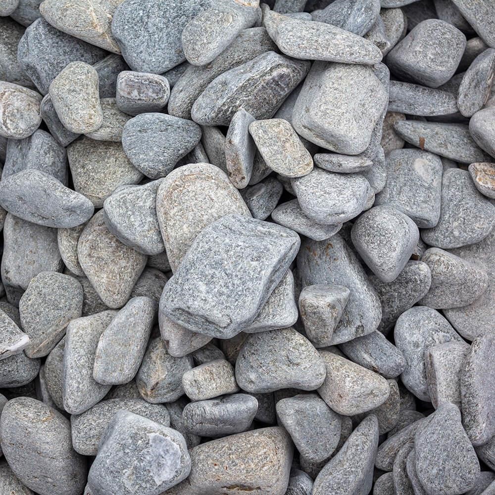 Pebbles Ardezie Kavala Fish Grey, 3-6 cm (Sac 20 kg)