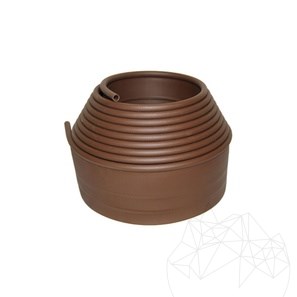 BERA - Bordura flexibila B-EDGE SMART, maro, L: 6 m x H: 10 cm