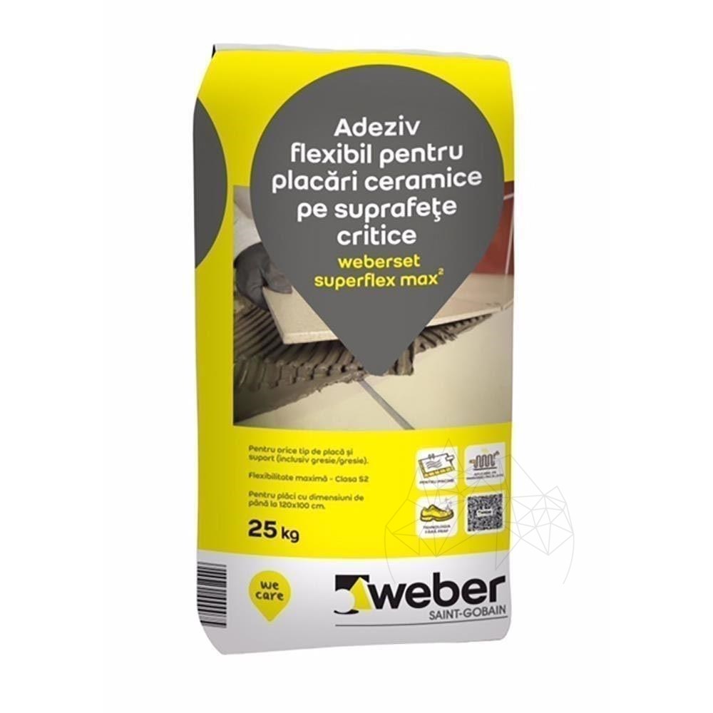 Adeziv profesional - Weber Set Superflex Max2, 25 kg