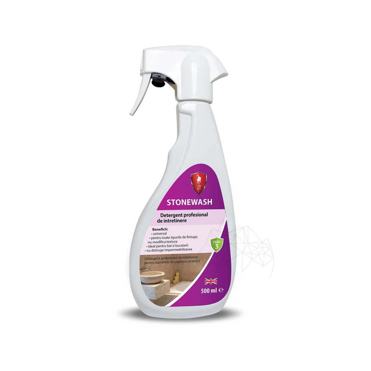 LTP Profesional Stone Wash - Detergent neutru pt. piatra naturala, 500 ml
