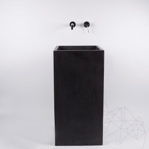 Chiuveta Autograph Andezit Pure Black Mat 42 x 42 x 85 cm