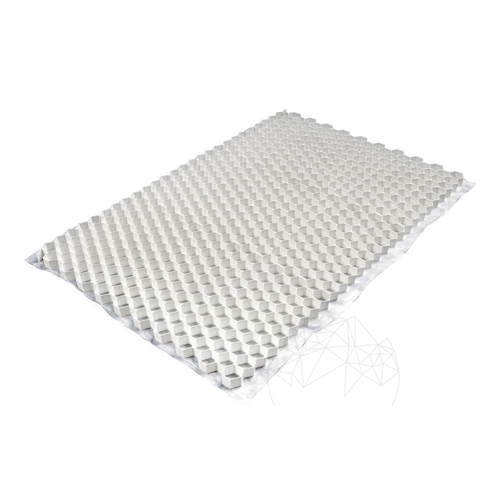 Profil fagure pentru stabilizarea pietrisului, alb, 1176 x 764 x 32 mm