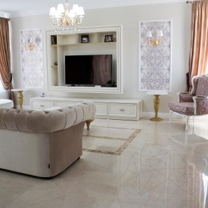 Marmura Burdur Beige Polisata, 61 x 30.5 x 1.25 cm