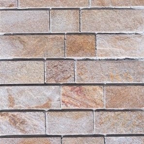 Mobilier Gradina - Masa pt. Gratar Mediteraneo (115x120x60 cm, 450 kg, piatra naturala Rhodos, caramida)