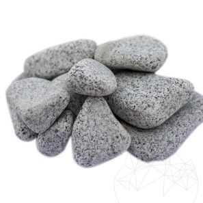Pebbles Granit Bianco Sardo 6-10 cm KG