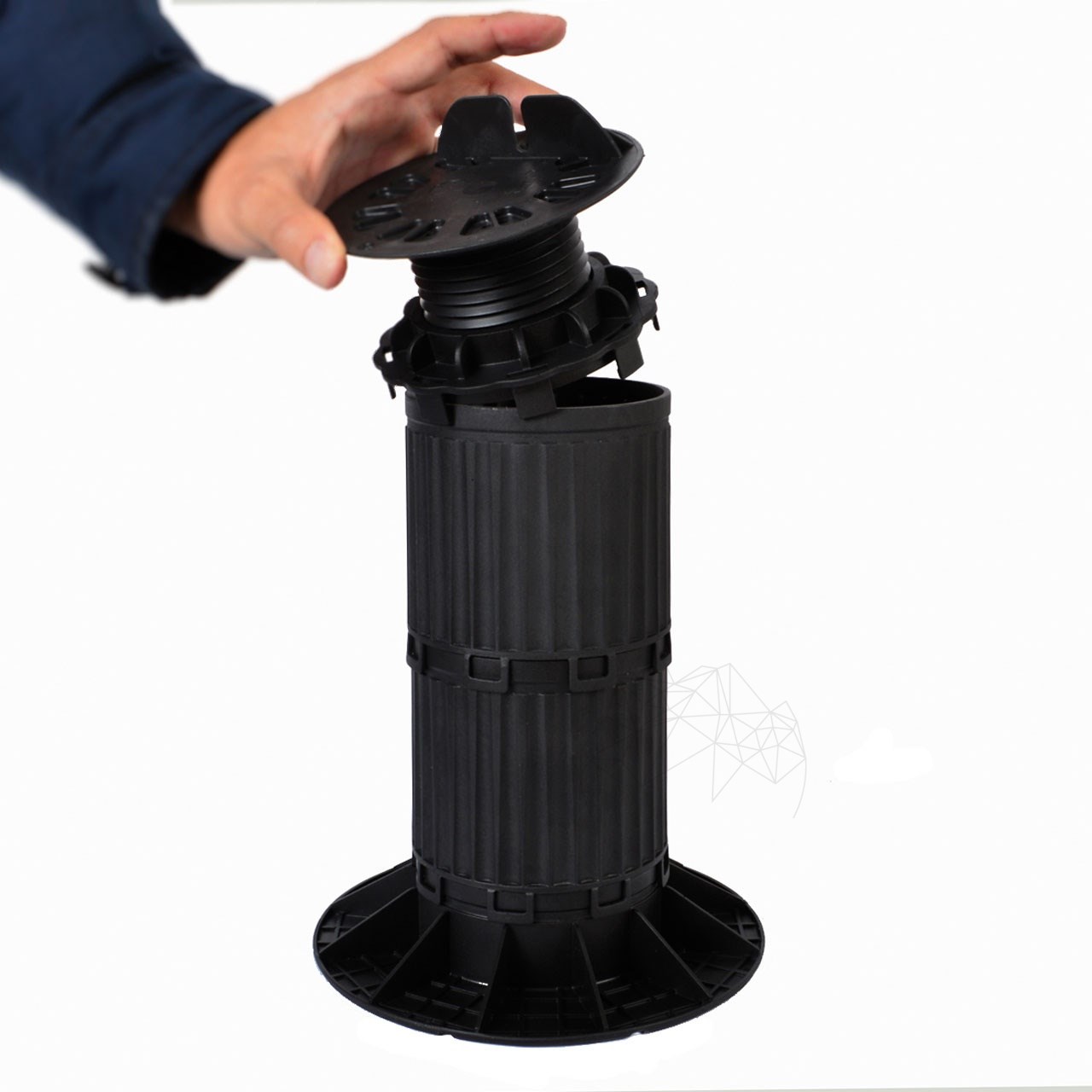 Plot reglabil pentru pardoseli PPP05 (h=270-370 mm)