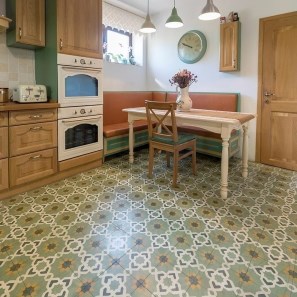 Terrazzo Oriental KR-09 Verde 20x20x1.8cm