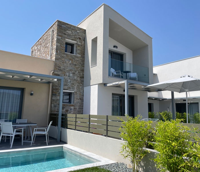 Design mediteranean contemporan cu piatră naturală: o oază de liniște și rafinament