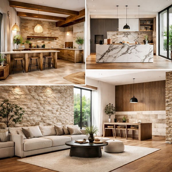 Integrarea Pietrei Naturale în Design Interior: Estetică, Stil și Emoție