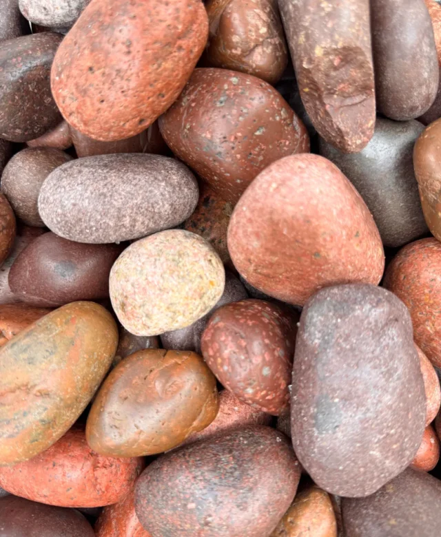 Pebbles Brown Polished Sac, 20 kg