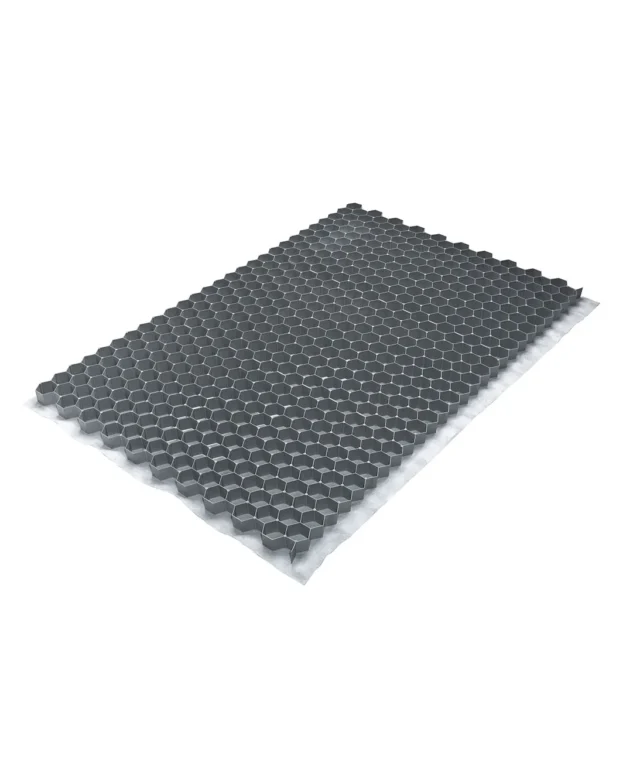 Profil fagure pentru stabilizarea pietrisului, gri, 1176 x 764 x 32 mm