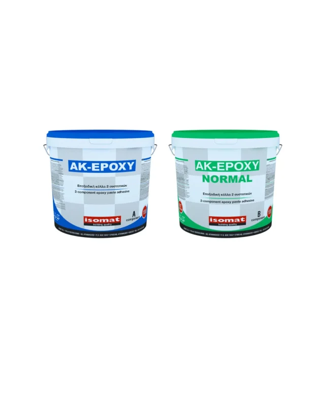 ISOMAT AK-Epoxy Normal - Adeziv epoxidic bicomponent pentru marmura, granit, placi ceramice, rezistenta extrema, A+B, 1L