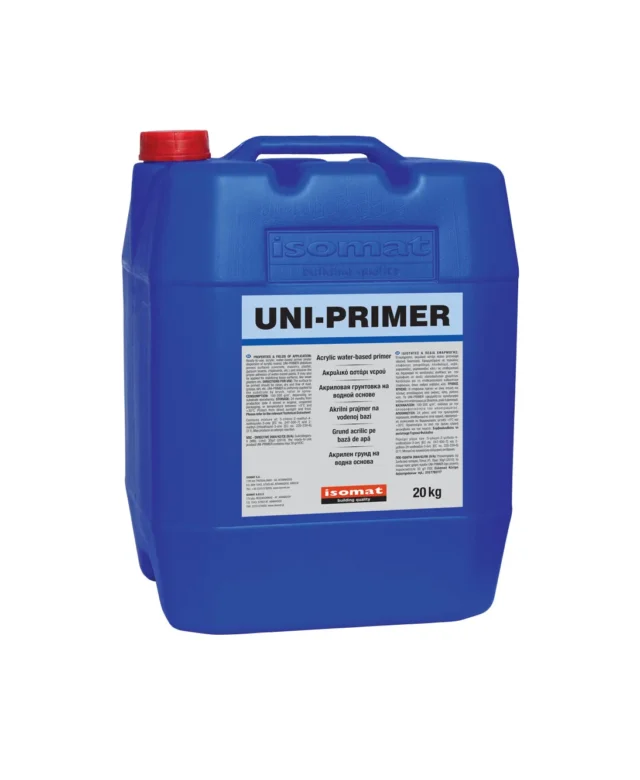 ISOMAT Uni-Primer – Amorsa acrilica de aderenta pentru marmura, gresie si piatra naturala (interior/exterior), 20 kg