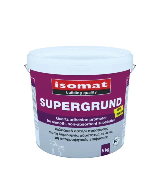 ISOMAT Supergrund – Grund cuartos de aderenta pentru suprafete netede, marmura si piatra naturala, 5 kg