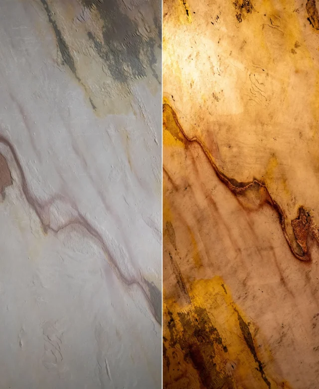 Ardezie Flexibila Translucida SKIN 2mm - Indian Autumn, 210 x 105 cm | Iluminare Ambientala, Interior & Exterior
