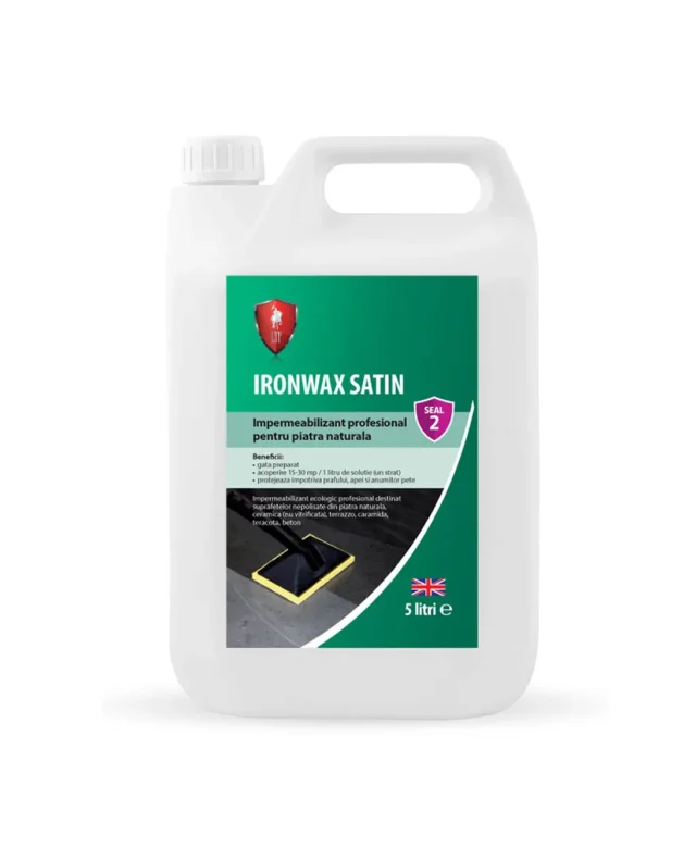 LTP Profesional Ironwax Satin - Impermeabilizant cu efect satinat, pt. piatra naturala, 5 L