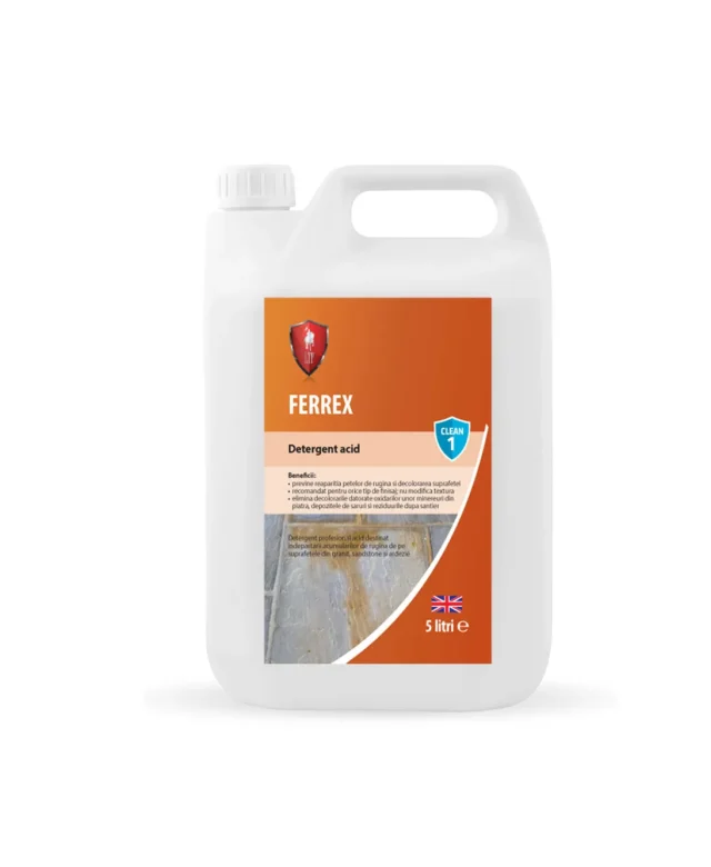 LTP Profesional Ferrex - Detergent antirugina, pt. granit, ardezie, sandstone, 5 L