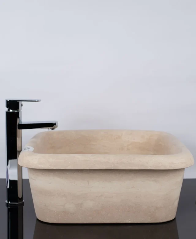Chiuveta Arco Travertin Classic SCAS2, 47 x 47 x 19 cm