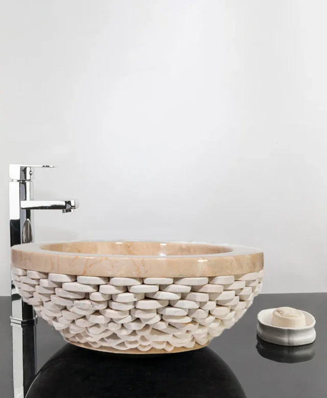 Chiuveta Matia Marmura Beige Pebbles