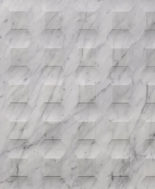 Lastra Marmura Carrara White Stud H Design 2CM