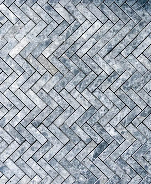 Mozaic Marmura Ceppo Grey Chevron Mata