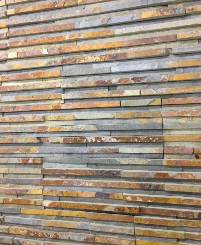 Panel Ardezie Multi Stripes, 15 x 60 cm