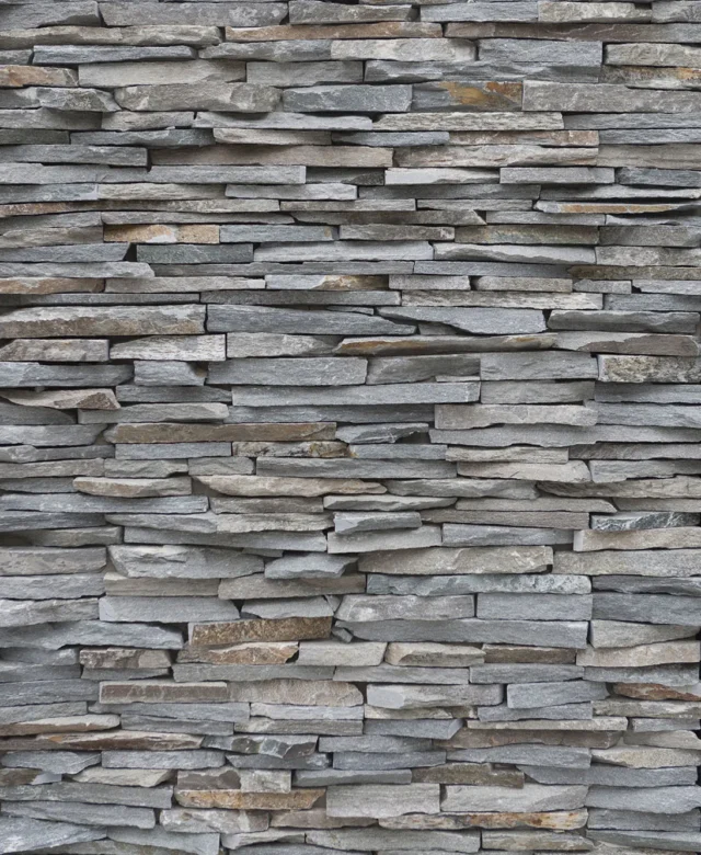Ardezie Kavala 3D Strips | Piatra Decorativa pt. Placari Verticale, Exterior-Interior