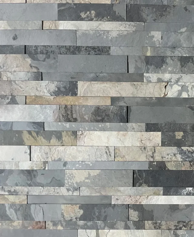 Ardezie Flexibila SKIN Panel 3D Express - Autumn Rustic, 60x15 cm, Autoadeziv 3M pt. Placari Interioare Mobilier, Pereti